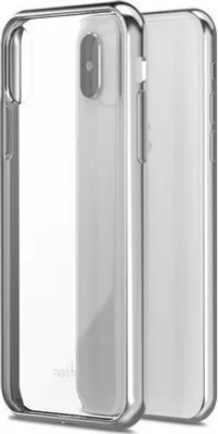 Produktbild von Moshi Vitros, Hauthülle, Apple, iPhone X, 14,7 cm (5.8"), Silber, Transparent