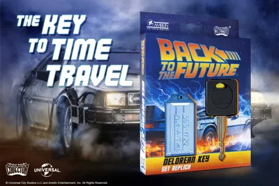 Zdjęcie produktu dla Replika kluczyka do samochodu DeLorean 1/1 z serii Powrót do przyszłości