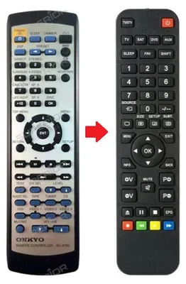 Produktbild von Ersatz Fernbedienung für Onkyo RC-478M | RC-479S