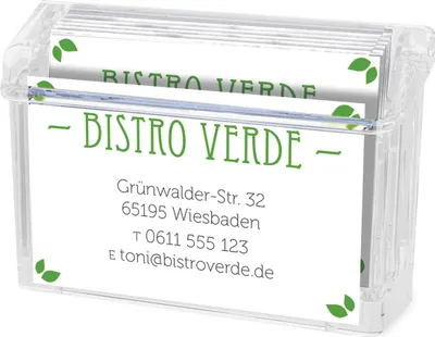 Produktbild von Magnetoplan 70901 deflecto Visitenkartenbox ''Grab-a-Card''