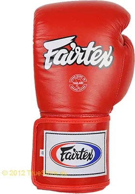 Image de Gants de boxe en cuir Fairtex Super Sparring BGV5, couleur rouge taille 14 onces