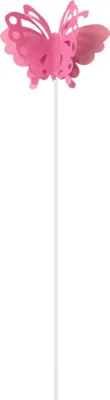 Produktbild von Gartenstecker Schmetterling Lafiora Metall H 115 cm rosa