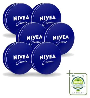 Produktbild von 6 x Nivea Hydratisierende Creme - 150 ml - Großpackung - 6 Stücke