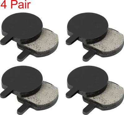 Image de 4 Paire Semi Métal Vélo Vélo Résine Disque Frein Tampons Noir 28x22mm