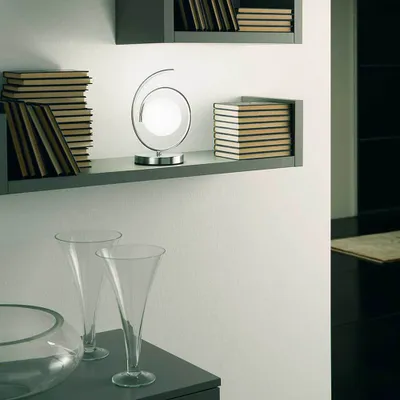 Produktbild von Fabas Luce LED Tischlampe Ensemble in Nickel