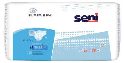 Produktbild von Seni Super Erwachsenenwindeln L, 30 Stück