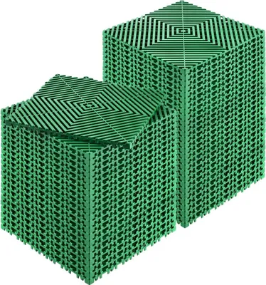Image de Tapis de drainage emboîtable Coussin de drainage 12 x 12 Dalle de sol modulaire