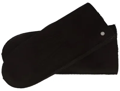 Roeckl  Damen Lederfäustlinge 100% Lammfell in schwarz