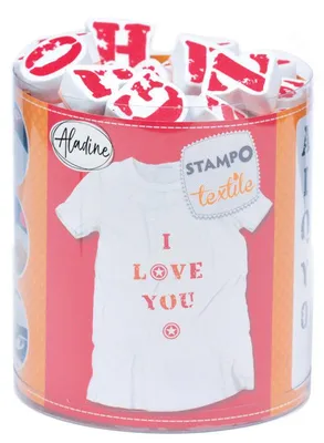 Obrázek produktu pro Razítka Stampo Textile - Abeceda
