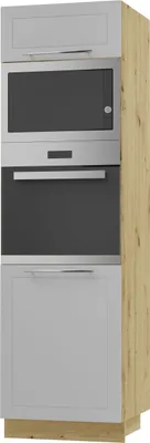 Produktbild von Backofenschrank Kvantum Q-D14/RU/60/207 mit Klappe 60cm Korpus- & Frontfarbe wählbar,dust grey matt,eiche artisan