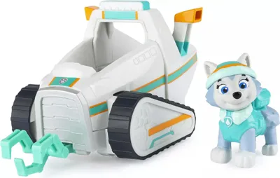 Produktbild von PAW Patrol , Schneemobil mit Everest-Figur (Sustainable Basic Vehicle/Basis Fahrzeug), Schneemobil, PAW Patrol, 3 Jahr(e), Kunststoff, Blau, Weiß