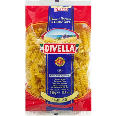 Produktbild von Divella 40 - Fusilli, Fusilli, Kurze Nudeln, 500 g, 10 min, 355 kcal, 1508 kJ