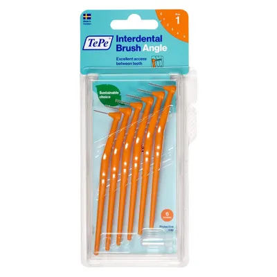 Produktbild von TePe Angle 0,45 mm Interdentalbürsten 6 Stk.