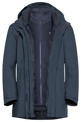 Immagine prodotto di Jack Wolfskin ROTWAND 3IN1 JKT W cielo di mezzanotte M