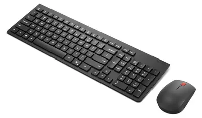 Immagine prodotto di Lenovo Essential | Set tastiera e mouse | Senza fili | Russo/Cirillico | Nero | 2,4 GHz