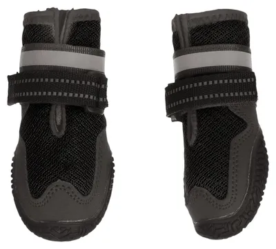 Produktbild von Flamingo Hundeschuhe Gayo schwarz - 2 Stück, Größe: XL