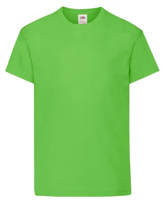 Produktbild von Fruit of the Loom Kids Original T-Shirt Farbe: lime Größe: 152