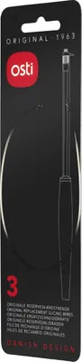 Produktbild von Osti 002 Ersatz-Schneiddraht, für Käseschneider, 23,5 cm, silber (3er Pack)