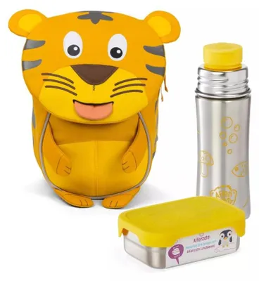Produktbild von Kinderrucksack Kleiner Freund Tiger Brotdosen Sets 10 Teile Gelb Einheitsgröße