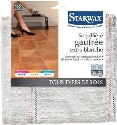 Produktbild von Gepunkteter Extra-Weiße Mopppflege 50 x 100