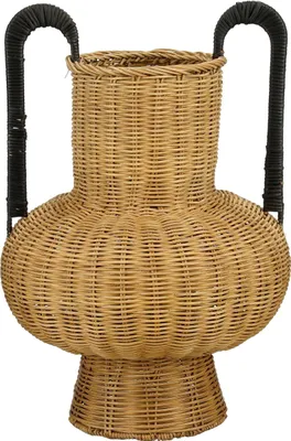 Produktbild von Mica Decorations Loulou Dekovase - H42 x Ø40 cm - Rattan - Braun