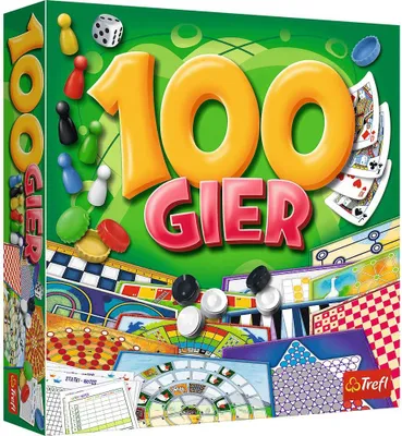 Zdjęcie produktu dla Gra planszowa i karciana 100 Gier Trefl
