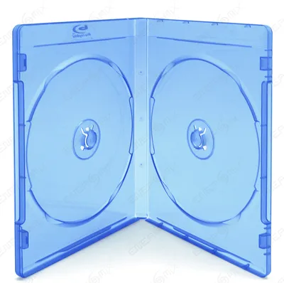 Produktbild von 2er Blu-Ray Hüllen mit Logo 170 x 135 x 11 mm 50 Stück