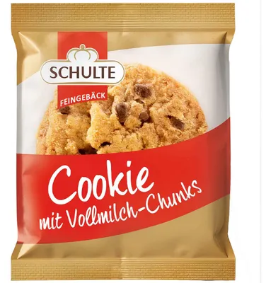 Produktbild von Schulte Cookies mit Vollmilch-Chunks 90er
