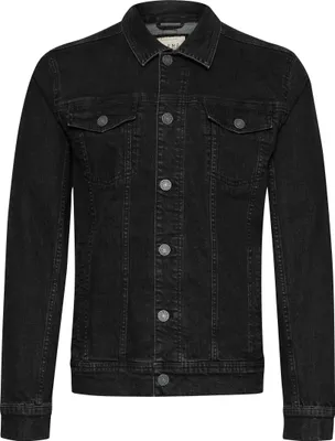 Produktbild von BLEND Denim Jeans Jacke Basic Biker Blouson Vintage Design Übergangsjacke Größe: L