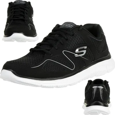 Produktbild von Skechers Verse - Flash Point 58350-BKW, Sneaker, Herren, Schwarz