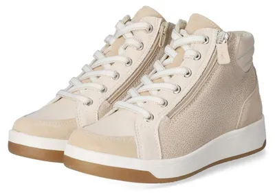 Productafbeelding van Beliana dames veterschoenen, model VIOLET04, beige, leer, maat 40