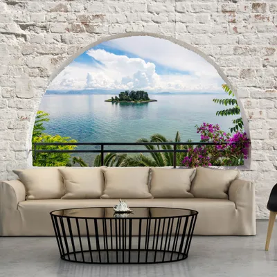 Produktbild von Basera Selbstklebende Fototapete mediterranes Motiv c-A-0051-a-c, mit UV-Schutz, 392x280 cm