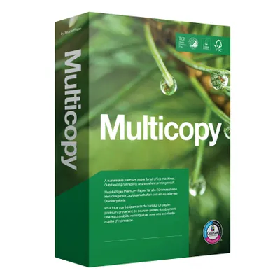 Produktbild von Multicopy - Kopierpapier Multicopy Zero 80gr A3 White | Packung mit 500 Blättern