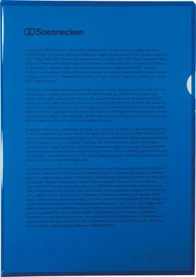 Produktbild von Sichthülle 1469 DIN A4 PP blau 50 Stück Packung mit 10 Stück