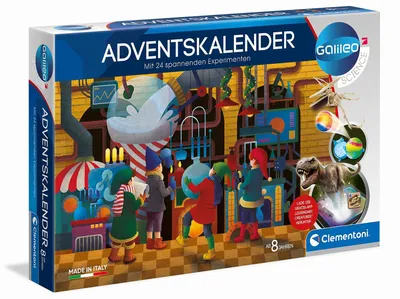 Produktbild von Galileo Science Adventskalender spannender Weihnachtskalender Experimentierkasten mit 24 aufregenden Geschenken Tricks für Kinder ab 8 Jahren 59190