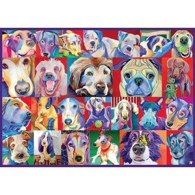 Immagine prodotto di Puzzle RAVENSBURGER Hello Dogs XXL 500 pezzi
