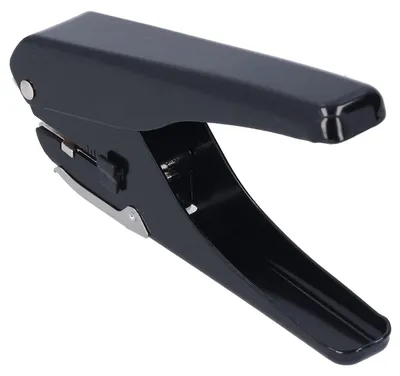Productafbeelding van Enkele Perforator - Metaal Pons - Papier Bewerken - Ergonomische Grip - 10 Vellen Capaciteit - Zilver