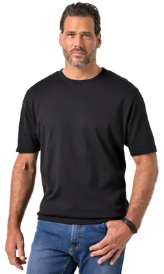 Zdjęcie produktu dla JP 1880, męska koszulka z krótkim rękawem, kolor: czarny, rozmiar: 8XL