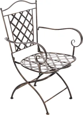 Produktbild von Gartenstuhl CP031, Bistrostuhl bronze