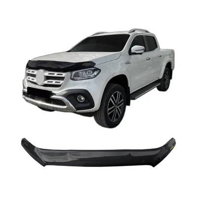 Image de Bra Capot Déflecteur Protection Pour Mercedes X Class 2017-2020, Aérodynamique, Assemblage Facile, Aucun perçage requis