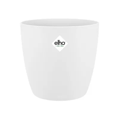 Productafbeelding van Bloempot Elho Brussels Rond, wit, diameter 20 cm, hoogte 19 cm