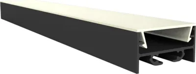 Produktbild von Breites LED Alu Aufbauprofil 2m EXO-N3_24 (24 mm) –| Aluminiumprofil für LED-Strips