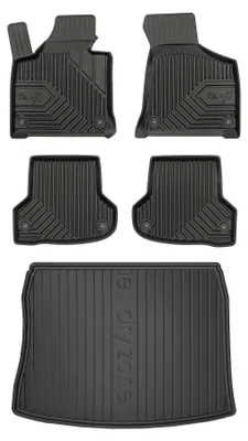 Produktbild von Gummimatten + Kofferraumwanne für Audi A3 Sportback 8P 2003-2013 (Schrägheck) – Schwarz, passgenau – Wielganizator