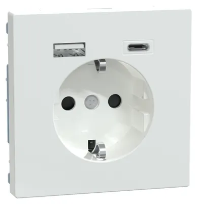 Immagine prodotto di Presa Schuko Merten con caricatore USB MEG2367-6035 (MEG2367-6035)