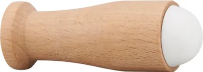 Image de Butoir balustre, fixation au mur, bois, Ø28x80mm - SERRUPRO