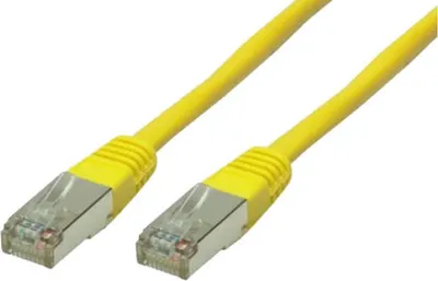 Produktbild von Patchkabel cat 6 S/FTP PIMF Halogenfrei gelb 15m