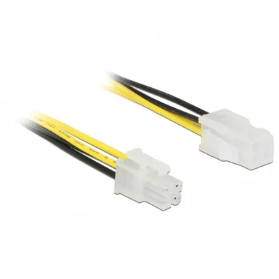 Produktbild von Kabel Power P4 Stecker > P4 Buchse Verlängerung 50 cm Delock