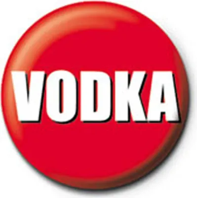 Obrázek produktu pro Vodka - Odznak s knoflíkem - Vodka