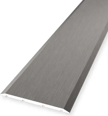 Produktbild von Übergangsschiene 2 x 40 x 2700 mm Übergangsprofil Übergangsleiste Aluminium eloxiert Glatt Selbstklebend Edelstahl Küberit