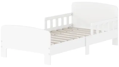 Produktbild von AIYAPLAY Kinderbett Kleinkindbett mit Rausfallschutz Lattenrost 143,5 x 74,2 cm